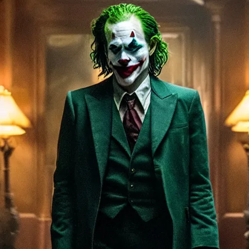 Image similar to film still of Val Kilmer as joker in the new Joker movie