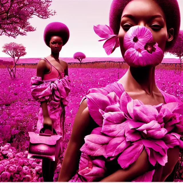 Image similar to fragrance advertising campaign by richard mosse