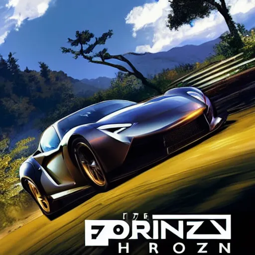 Image similar to the cover art for the game Forza Horizon Japan, concept art, digital art