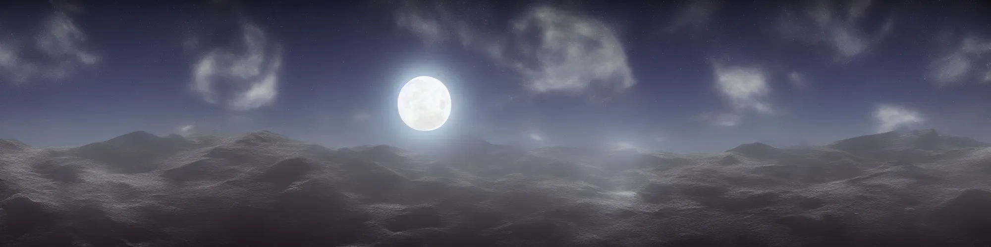 Image similar to Moon The Night Sky Mount Parallax Effect, Pixel Graphics, unreal engine, 8k,4K