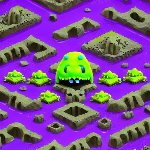 Image similar to slime lord king of the slime universe, skeleton, full body included, wide shot, 1 4 mm lens, f 2. 8, goopy, goop, fluids, soft tissue, subsurface scattering, reflections, ambient occlusion, raytracing, unreal engine 5, pixel art 8 - bit, by beeple