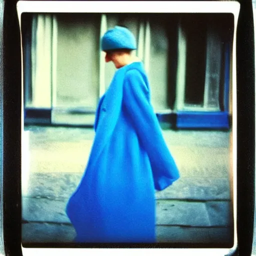 Prompt: 90s polaroid, ethereal, blue, by Saul Leiter, Jamel Shabazz, Nan Goldin