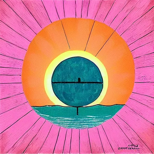 Image similar to “pink sun”