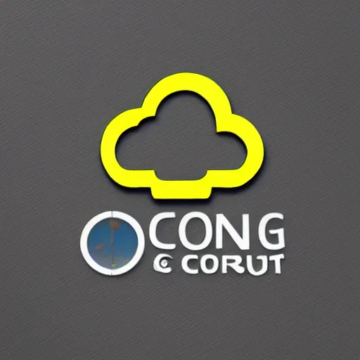 Prompt: logo combining cloud and drone