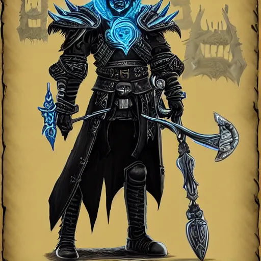 Prompt: the lich king as a chad