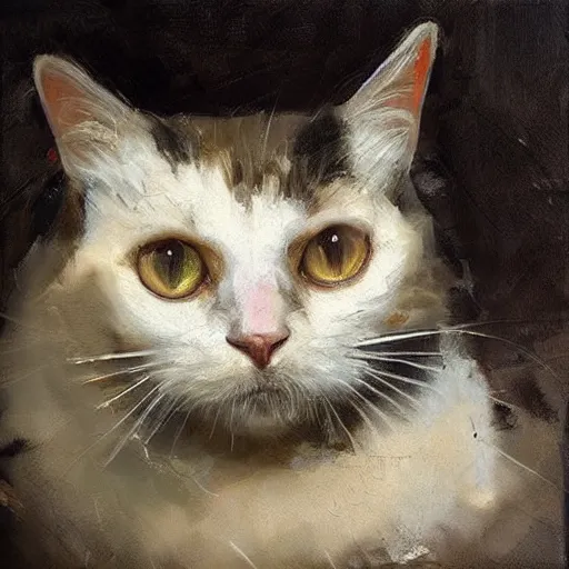 Prompt: cat with nick offerman face, jeremy mann painting