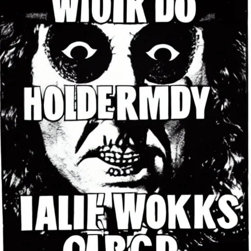 Prompt: Willly Wonka as Alice Cooper