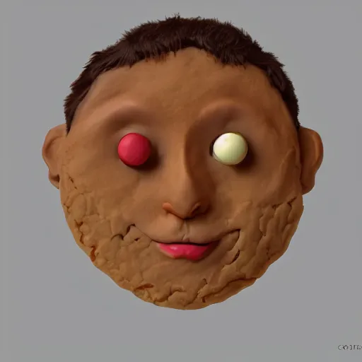 Image similar to boy made from cookie, baking artwork, extremely detailed, 8k, trending on Artstation
