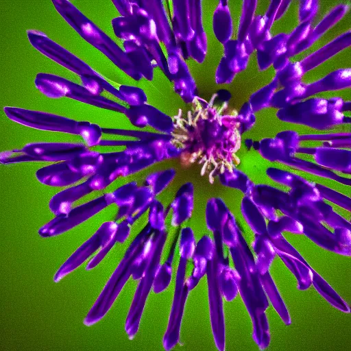 Image similar to closeup photo of single petal of purple flowers flying above a city, aerial view, shallow depth of field, cinematic, 8 0 mm, f 1. 8