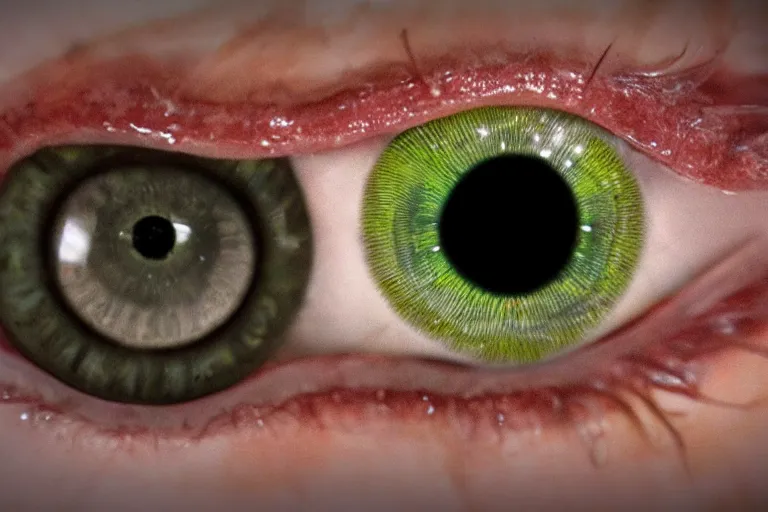 Prompt: A hyper realistic ultra realistic regrown eyeball by Brandon Hughes , detailed, photorealistic imagery, 8k quality