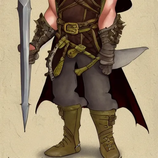 Image similar to dungeons and dragons, character concept, rogue