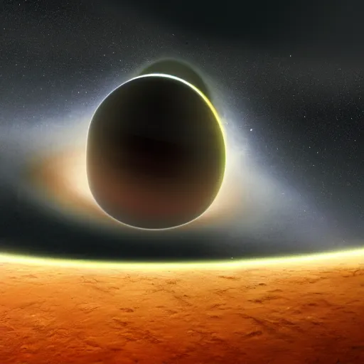 Image similar to a black hole dematerializing planet earth