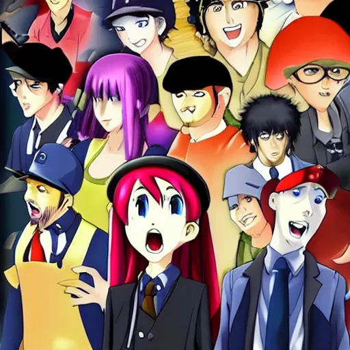 Image similar to the nostalgia critic anime