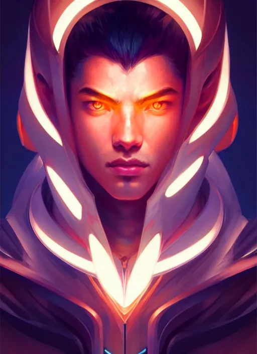 Prompt: symmetry!! portrait of yasuo, league of legends, tech wear, glowing lights!! intricate, elegant, highly detailed, digital painting, artstation, concept art, smooth, sharp focus, illustration, art by artgerm and greg rutkowski and alphonse mucha