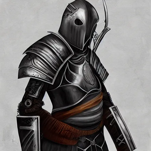 Prompt: medieval armor, digital art, 4 k, fantasy,
