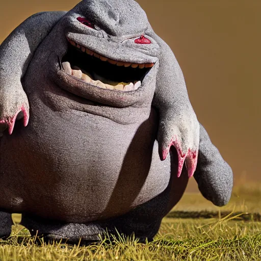 Prompt: national geographic professional photo of gengar, award winning