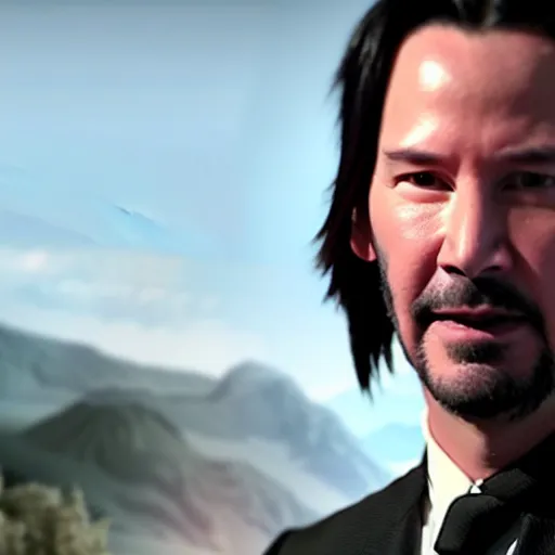 Prompt: Keanu Reeves in Star Trek 4K quality super realistic