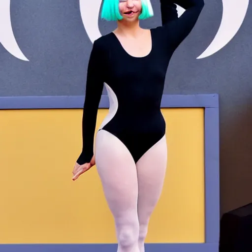 Image similar to Sia furler in a leotard