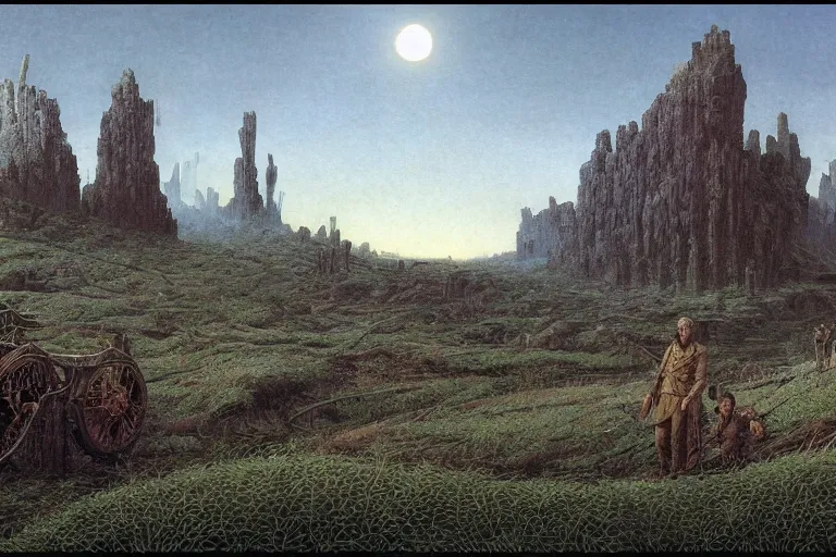 Prompt: intricate, 3 d, sorts wagon, style by caspar david friedrich and wayne barlowe and ted nasmith.