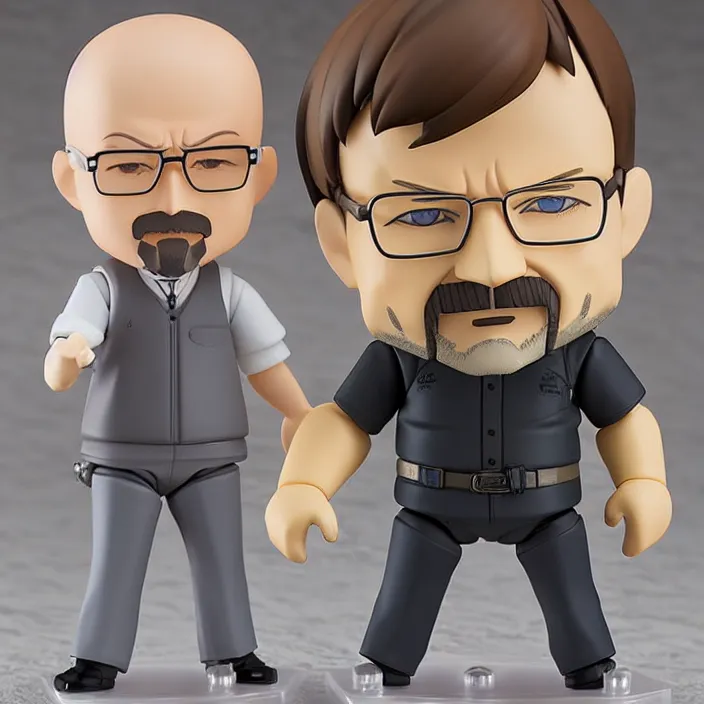 Image similar to Walter White, An anime Nendoroid of Walter White, figurine, detailed product photo