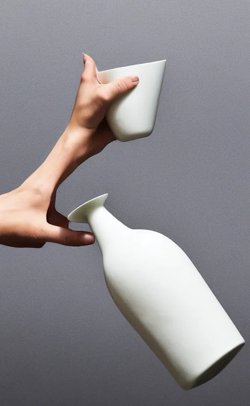 Image similar to handheld powdered beverage mixer and milk forther ; designed by marc newsom, zaha hadid, blonde, joseph and joseph, frother ; natural materials ; industrial design ; behance ; le manoosh ; pinterest ; if design award ; reddot design award