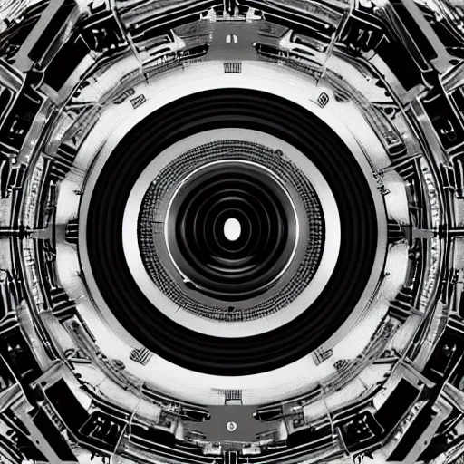 Prompt: techno album cover by wojciech siudmak