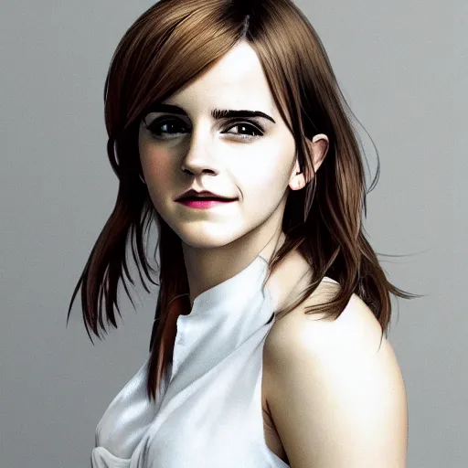 Prompt: emma watson anime