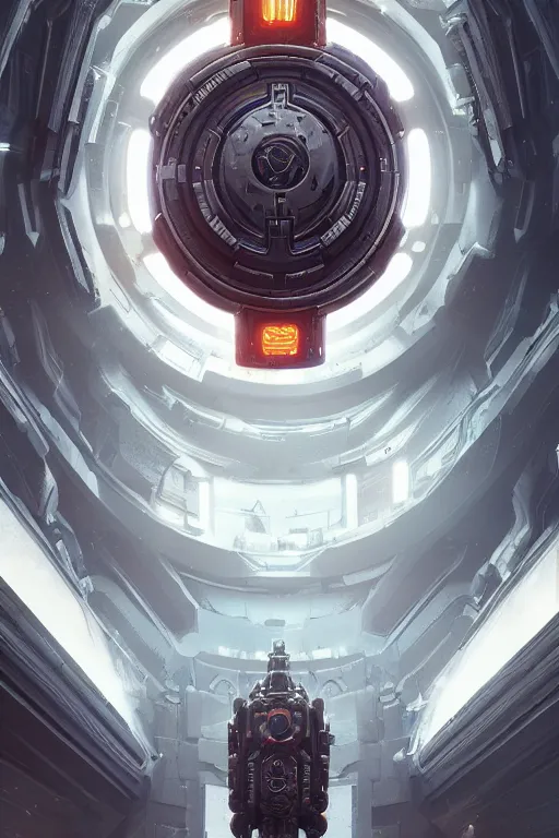 Image similar to sci fi warrior shield. intricate artwork by beeple. third person, beautiful, full view, cinematic lighting, octane render, trending on artstation, greg rutkowski very coherent symmetrical artwork. cinematic, hyper realism, high detail, octane render, 8k