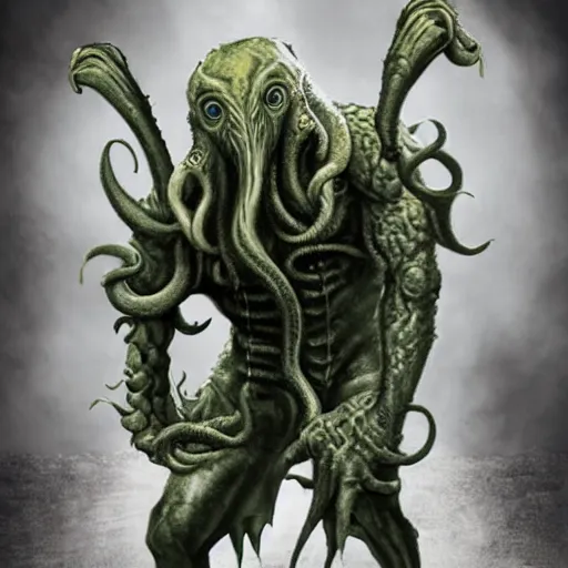 Image similar to cthulhu wearing jorts, high-quality stock photo