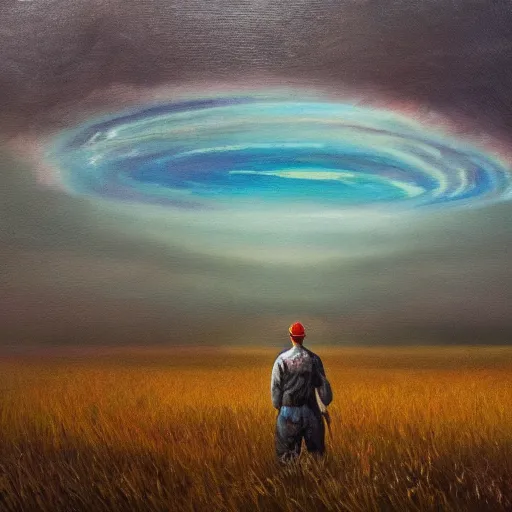 Prompt: super majestic oil painting depicting what it feels like to wander the great plains as a ghost with no social skills. 1 6 k resolution. vivid light and colors. fantasical