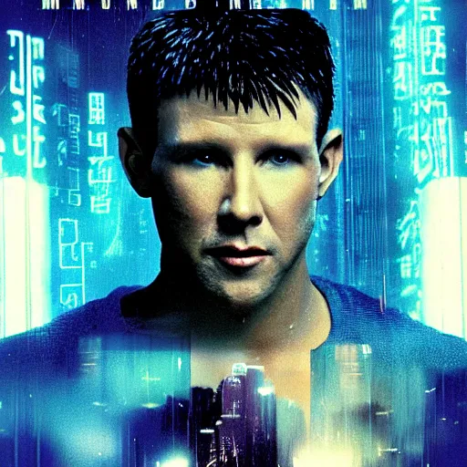 Image similar to manuscript bladerunner movie 4K