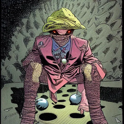 Image similar to a character by moebius