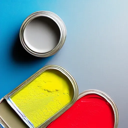 Image similar to can of paint, minimal, modern