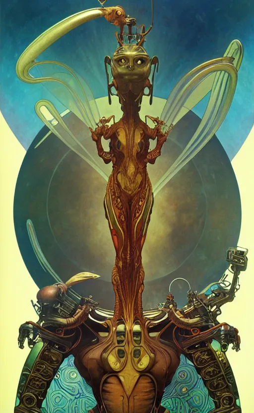 Image similar to exquisite imaginative alien creature poster art, humanoid, movie art, by lucusfilm, weta studio, alphonso mucha, james jean, frank frazetta, 8 k, denoised