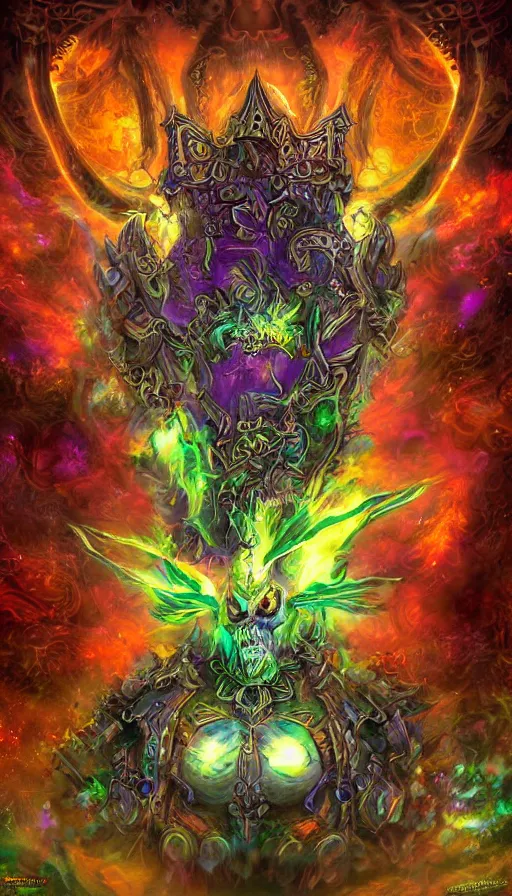 Image similar to psytrance artwork, from wow