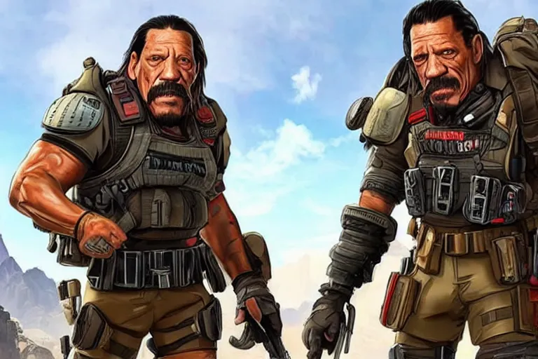 Prompt: danny trejo in apex legends