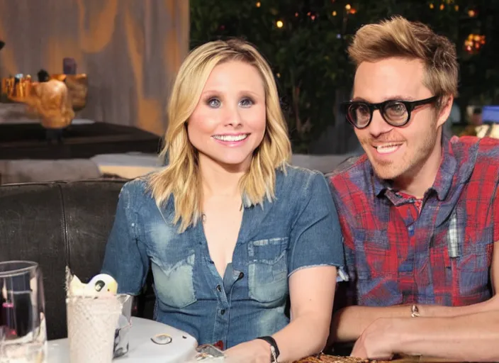 Prompt: first person point of view : a date with kristen bell