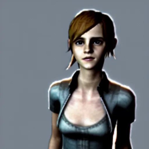 Image similar to screenshot of Emma Watson in Amnesia The Dark Descent