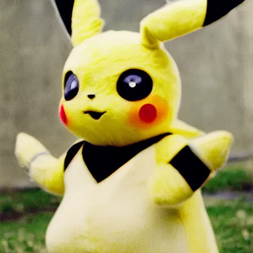 Prompt: elegant woman dressed up as pikachu, art photo by David Hamilton