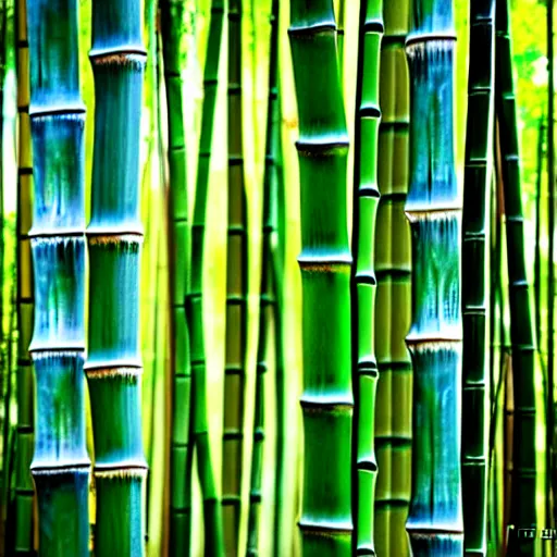 Prompt: bamboo, by xu wei