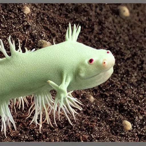 Image similar to axolotl