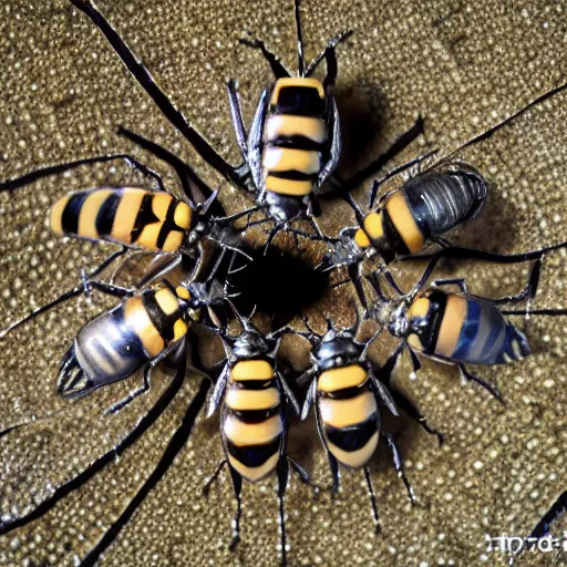 Prompt: friends from tv show as insects, macro, 4k, realistic, scientific
