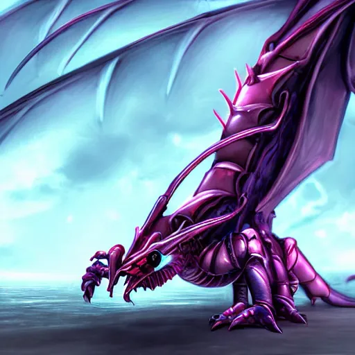 Image similar to very close up foot shot, detailed foot shot, hyperdetailed elegant beautiful stunning anthropomorphic hot mecha female dragon showing detailed sharp dragon claws close to camera, laying on beach, sharp claws, sharp silver armor, fuchsia skin, feet art, warframe destiny fanart, feet art, dragon feet, furaffinity, deviantart, octane, ekasportal