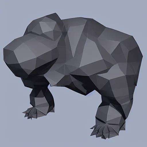 Image similar to kitbashing component, based on low poly convex shape, symmetric, unreal engine