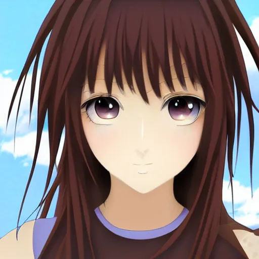 Prompt: kodachrome photo realistic beautiful anime girl