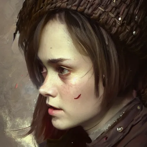 Prompt: a lie its a lie its a lie highkey, brunette, realistic, serov, surikov, vasnetsov, repin, kramskoi, paint texture, uplight, insanely detailed and intricate, charlie bowater, tom bagshaw, norman rockwell, octane rendered, unreal engine, illustration, trending on artstation, 8 k