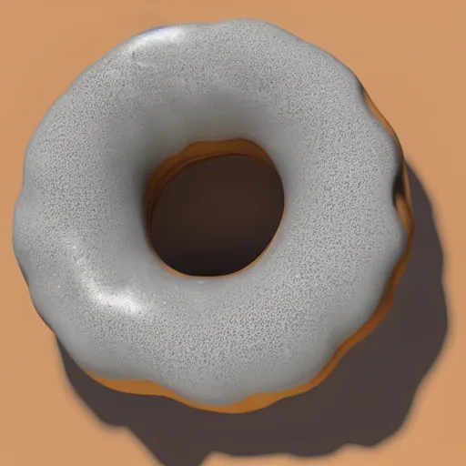 Image similar to 3d render of donut 4k