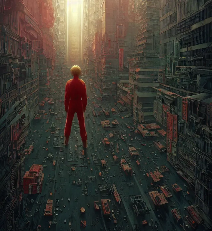Prompt: hyperrealism aesthetic highly detailed photography of characters in akira scene, characters with hyperrealism highly detailed faces. from akira by katsuhiro otomo and alejandro hodorovski and denis villeneuve and gregory crewdson style with many details by mike winkelmann and vincent di fate in sci - fi style. volumetric natural light hyperrealism photo on dsmc 3 system