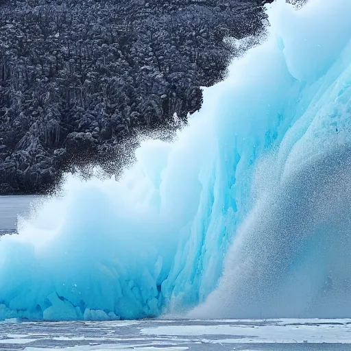 Image similar to frozen tsunami