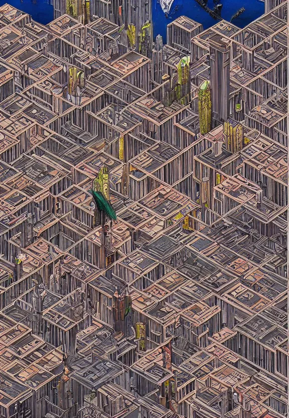 Image similar to [City with checkered!! flags, brutalism! and mushrooms. Propaganda!!! poster!!!!!, intricate, elegant, highly detailed, digital painting, artstation, concept art, matte, sharp focus, illustration, art by Enki Bilal and Moebius]